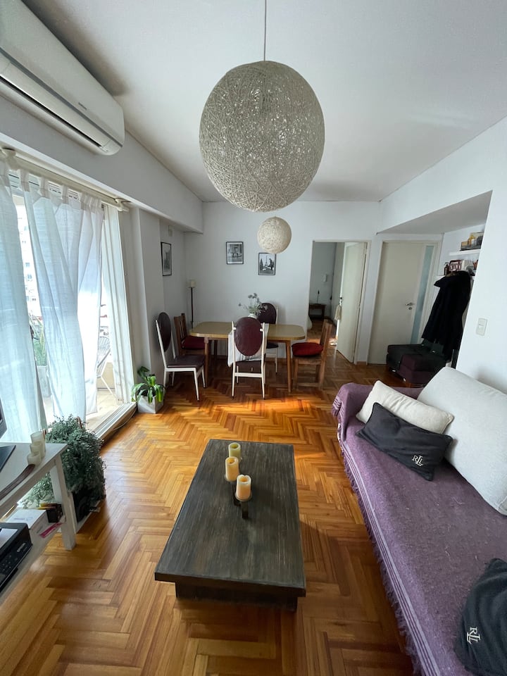 Departamento de 2 ambientes con calefacción central en Palermo