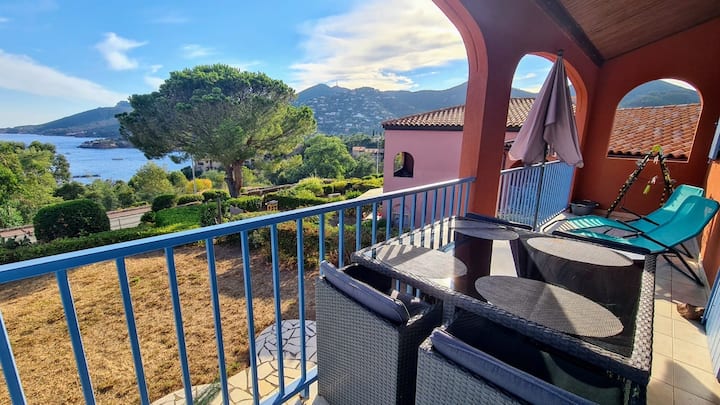 Très Bel Appartement Avec Vue Mer Et Climatisation - Théoule-sur-Mer