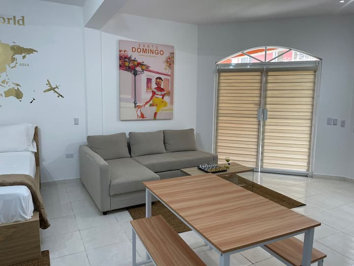 New King Studio Pyramid Plaza Guest ok Condominiums for Rent in Sosúa, Puerto Plata