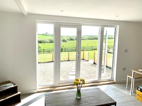 Successful Airbnb property: Beautiful countryside lodge - 5 minutes from beach in St. Merryn
