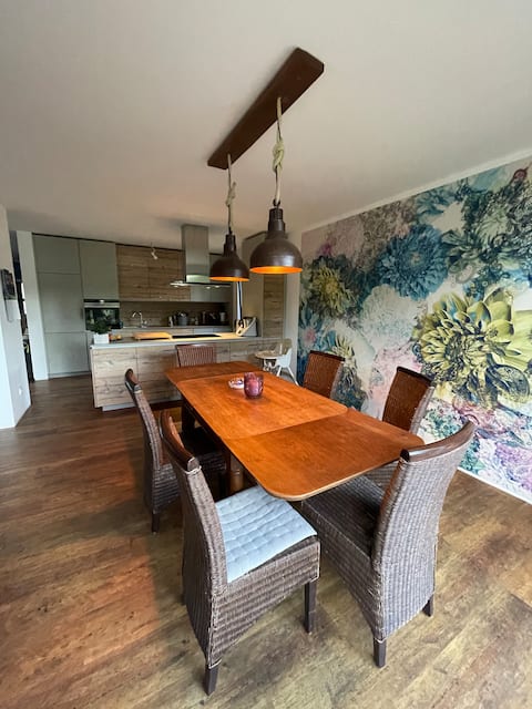 Modern, cozy room with private bathroom