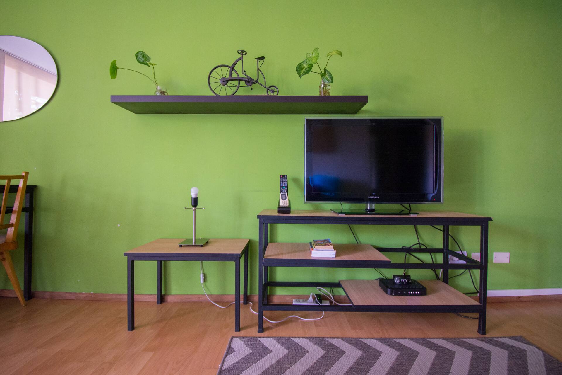 Studio apartment with balcony on a quiet street in Palermo