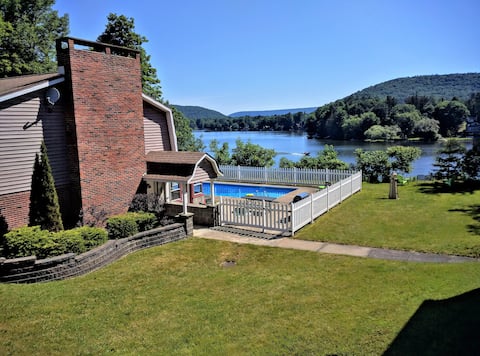 Baseball-the LAKE- the POOL-the VIEW, Cooperstown