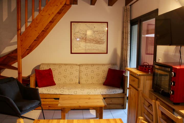 Appart. Arreau Pyrénées - Duplex T3+ (6 Couchages) - Arreau