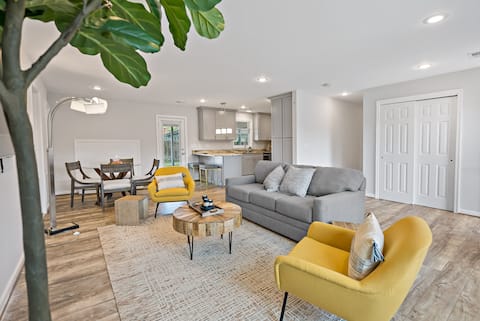 Cheerful | 4-bedroom bungalow | free parking