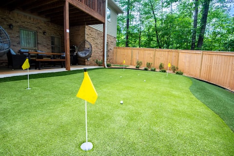 Ultimate for Groups! Golf-Simulator, Putting Green