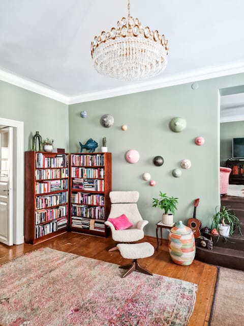 Popular Airbnb listing: Spacious artist home in a great neigborhood in Kruununhaka
