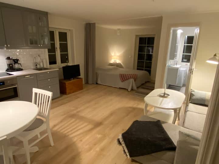 Newly built apartment in idyllic farm,country close to town