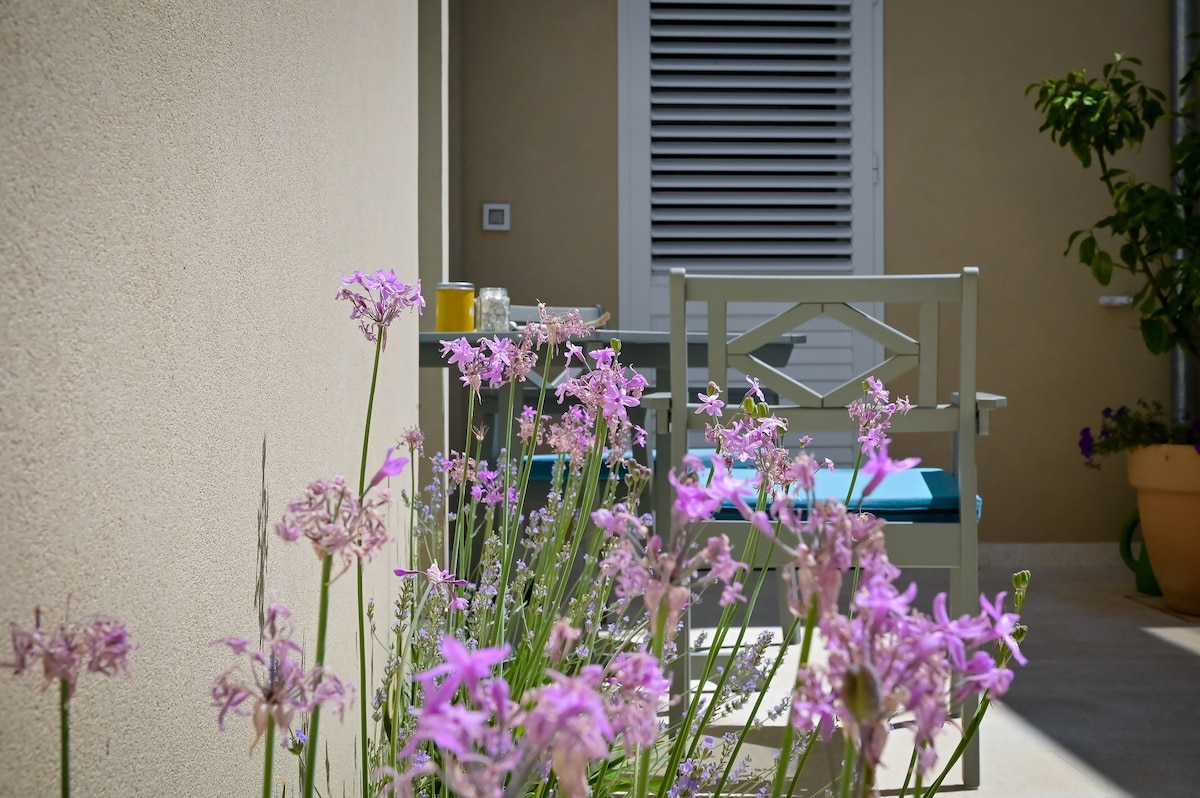 Patio image 5 at Apartment Festini – Spacious apartment in central Pag in Pag