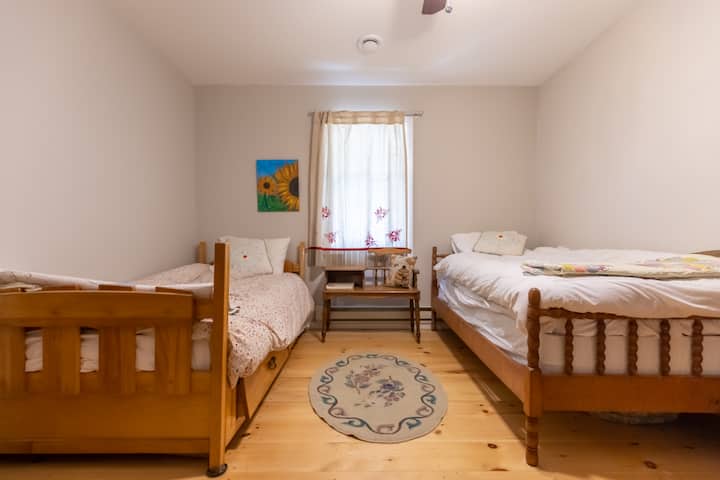 Предна спална соба на плажа, 2 брачни кревета