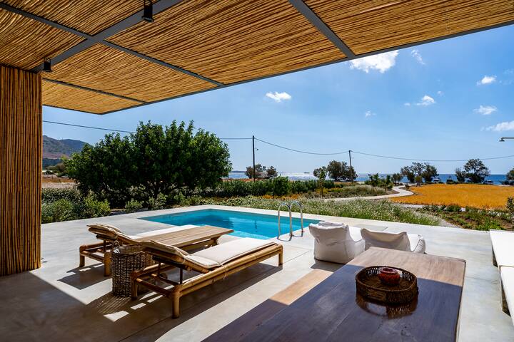 Leri – Akra Grammeno Beachfront Villa with pool gallery image 2