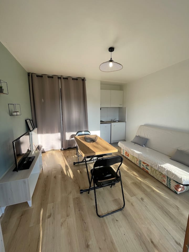 Charming quiet studio with private parking Apartments for Rent in