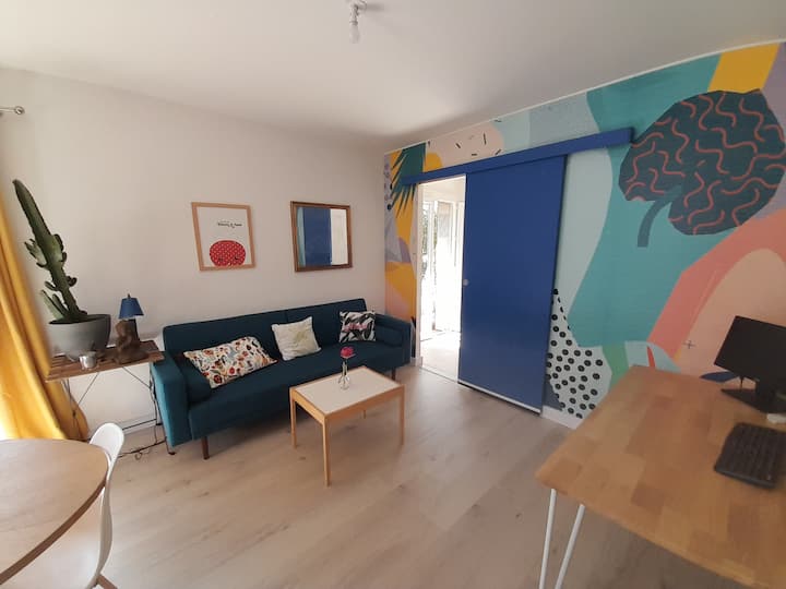 Beautiful garden apartment with private parking Apartments for Rent in Toulouse, Occitanie