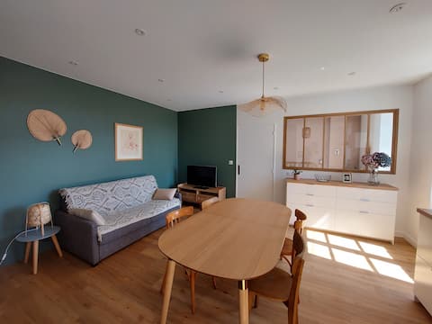 Successful Airbnb property: Charming 2 rooms, close to Charlieu Abbey in Loire