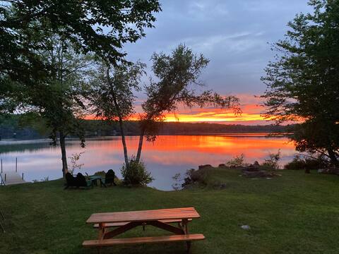 Enjoy and Relax Waterfront Ripley ME Cabin.