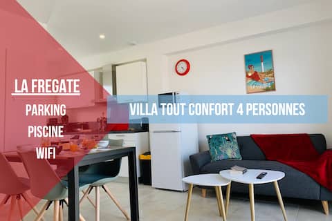 Top Airbnb: The Frigate-House-Parking-Pool-Beach 5kms in Les Mathes