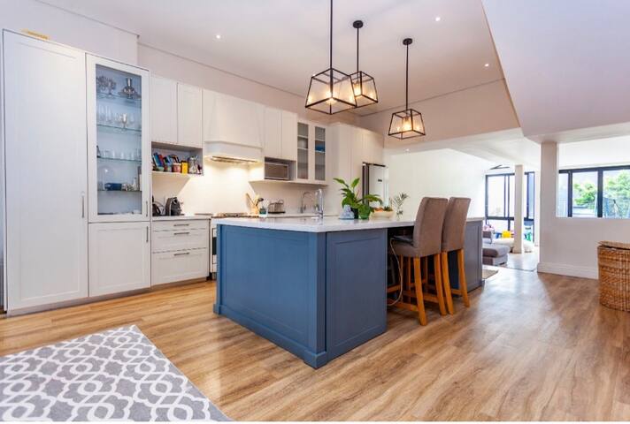 Family holiday-home with pool.