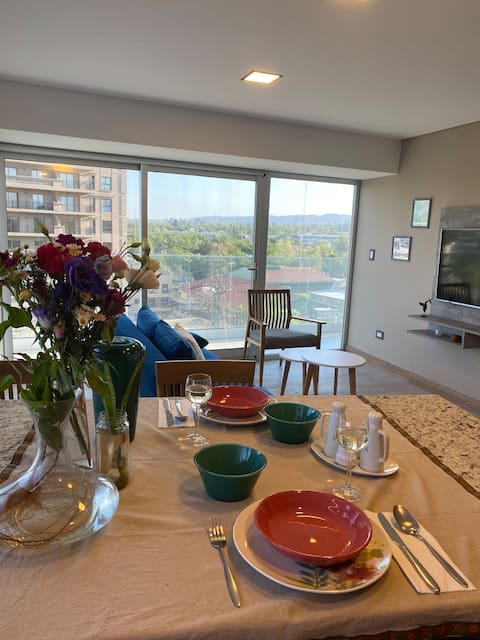 Cozy residential apartment with amenities