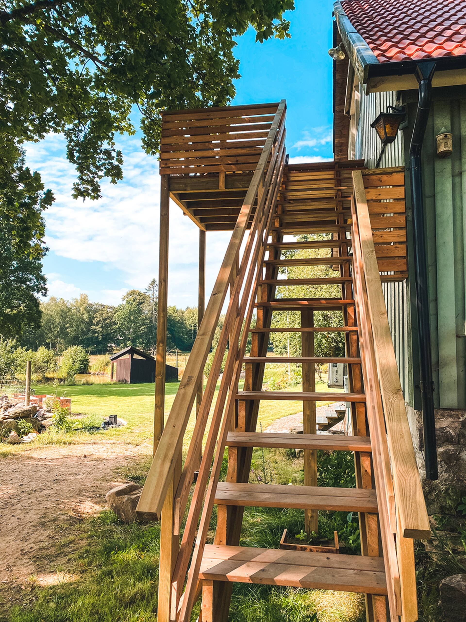 Treetop loft in the Southern Swedish Wildlife Park