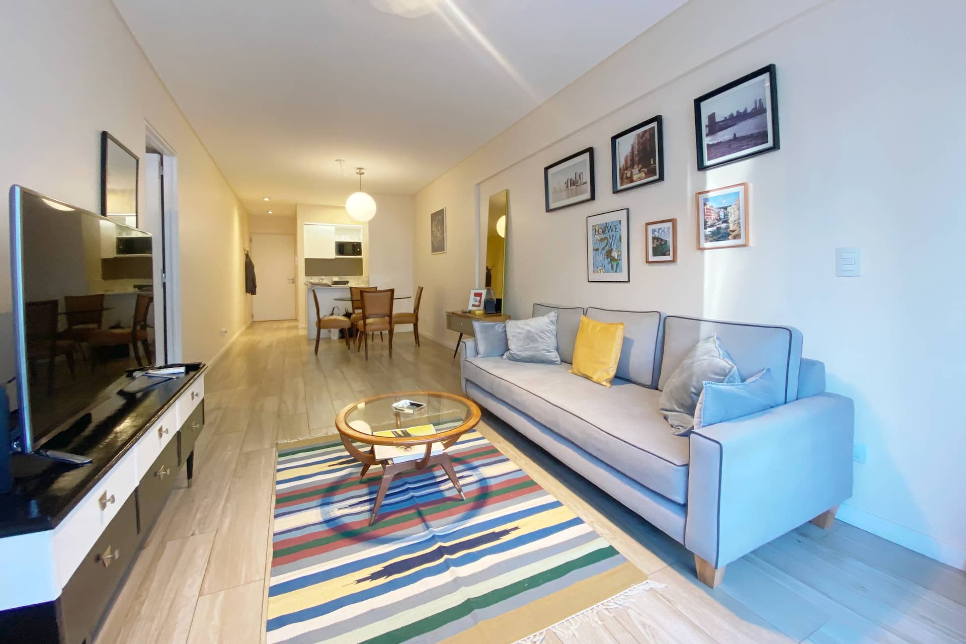New one-bedroom apartment in a tower with a pool in Palermo