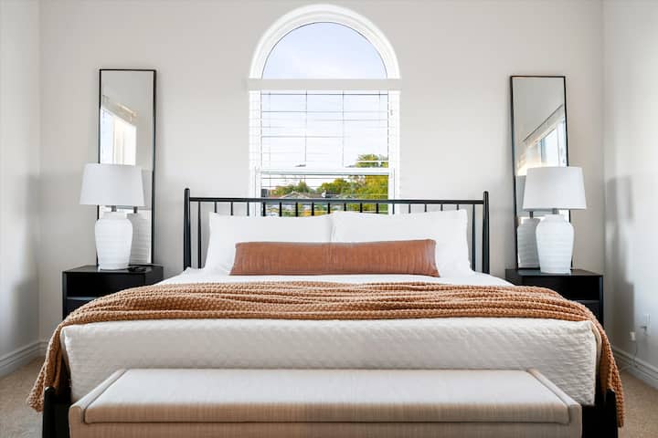 Bedroom 5 - located on the second floor at the top of the stairs. Shares a bathroom with Bedroom 6.