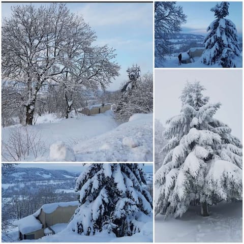 Chalet with a breathtaking view