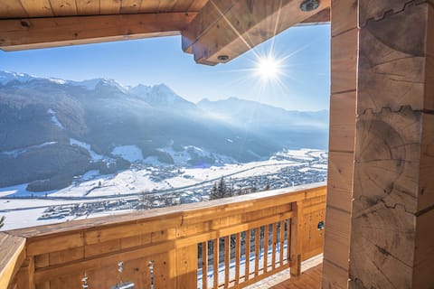 Popular Airbnb listing: Chalet Obenland Panorama View Kitzbüheler Alps in Bramberg Am Wildkogel
