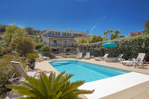 Porticcio Villa swimming pool,beach private access