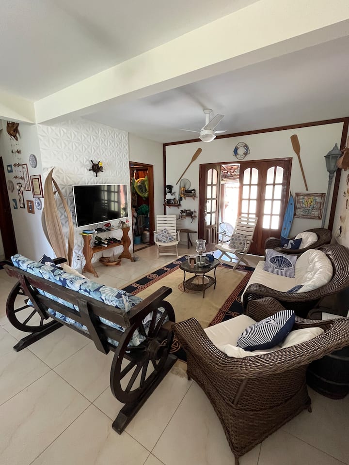 Casa Na Praia Do Paráiso! Pé Na Areia! - Ilha Grande
