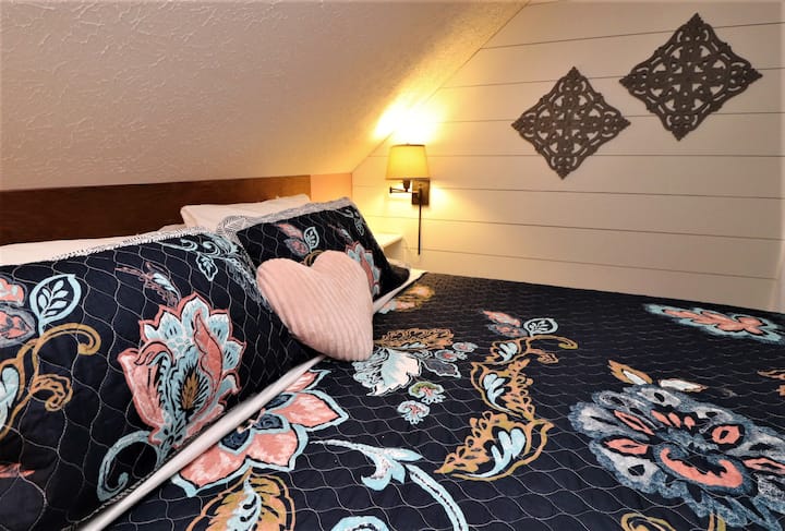 Primary bedroom with private balcony