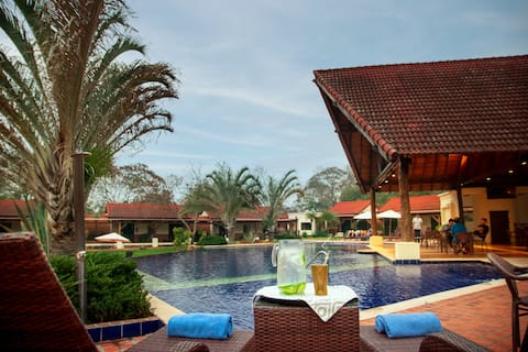 Nice house with access to hotel facilities