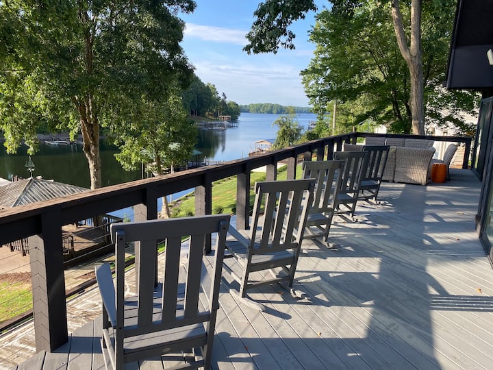 Lakefront Home with Boat Slip, Hot Tub, & Gameroom Houses for Rent in