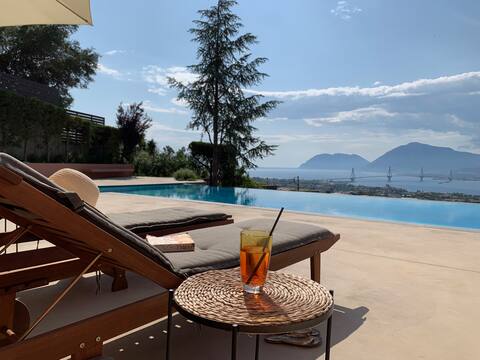 Rio Bay Sunset Villa, private pool and sea view