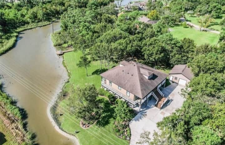 Bayou Front Home Near Kemah Boardwalk/sylvan Beach - Seabrook, TX
