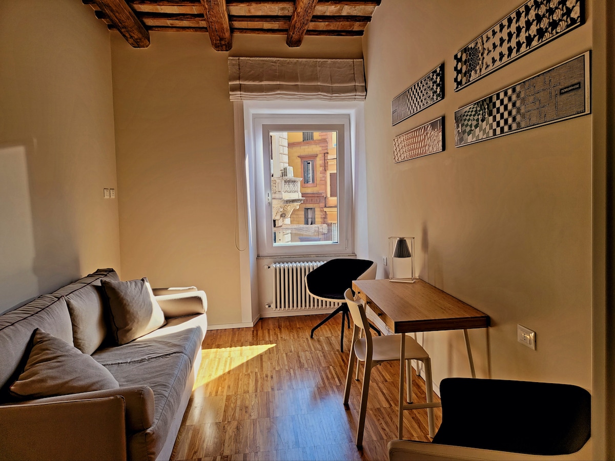 Kamer 3 -Studio met eenpersoons slaapbank