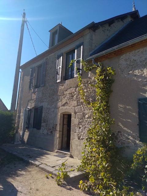 Warm house in an estate with ponds.