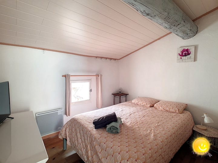 Soveværelse med tv