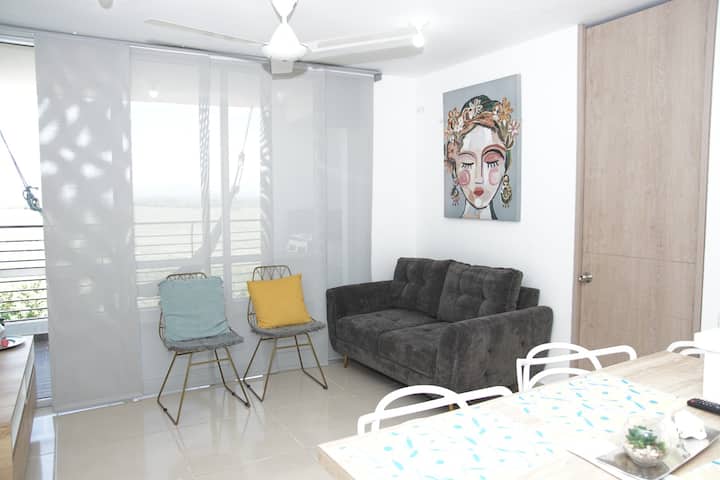 Aptofamiliar/hermosa Vista/4piscinas/bbq/wi-fi/3ac - Girardot