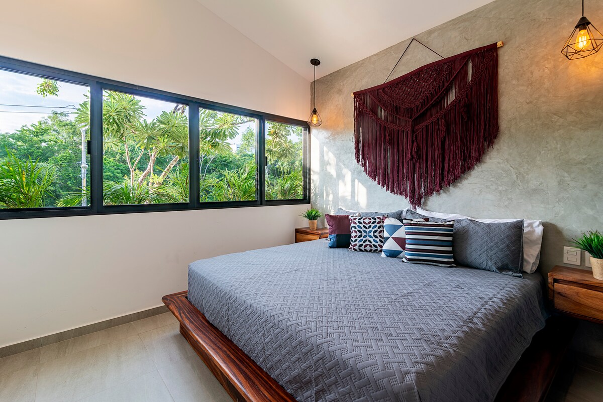 Burgundska prostorija za makrame # 4 