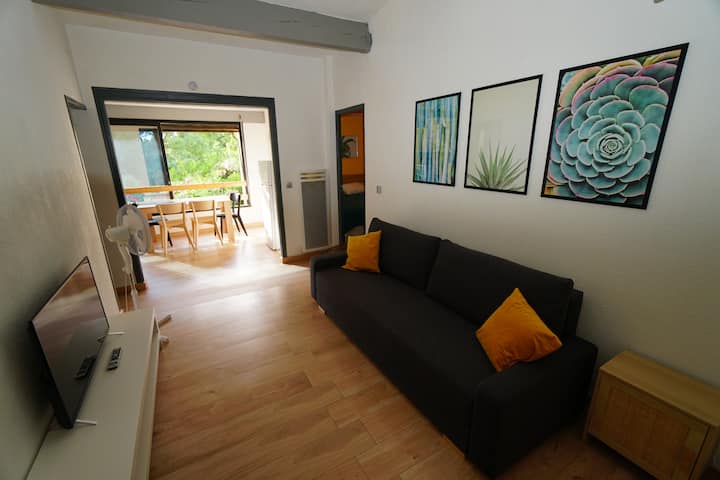 Modern Peaceful 1-bedroom Flat By Beach W/ Parking - Argelès-sur-Mer