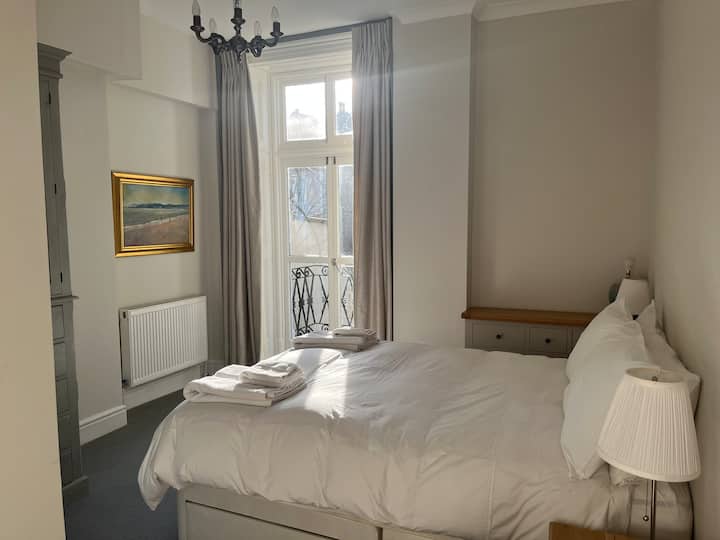 Bedroom 2 - A large and bright room with its own private balcony and en-suite bathroom. N.B this is a ‘Standard King’ double bed.