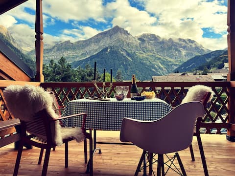 150m2 penthouse in stunning 1911 chalet