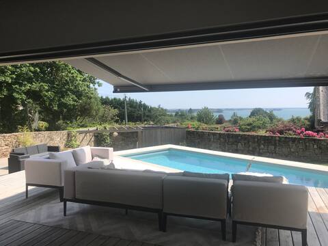 Sea view villa