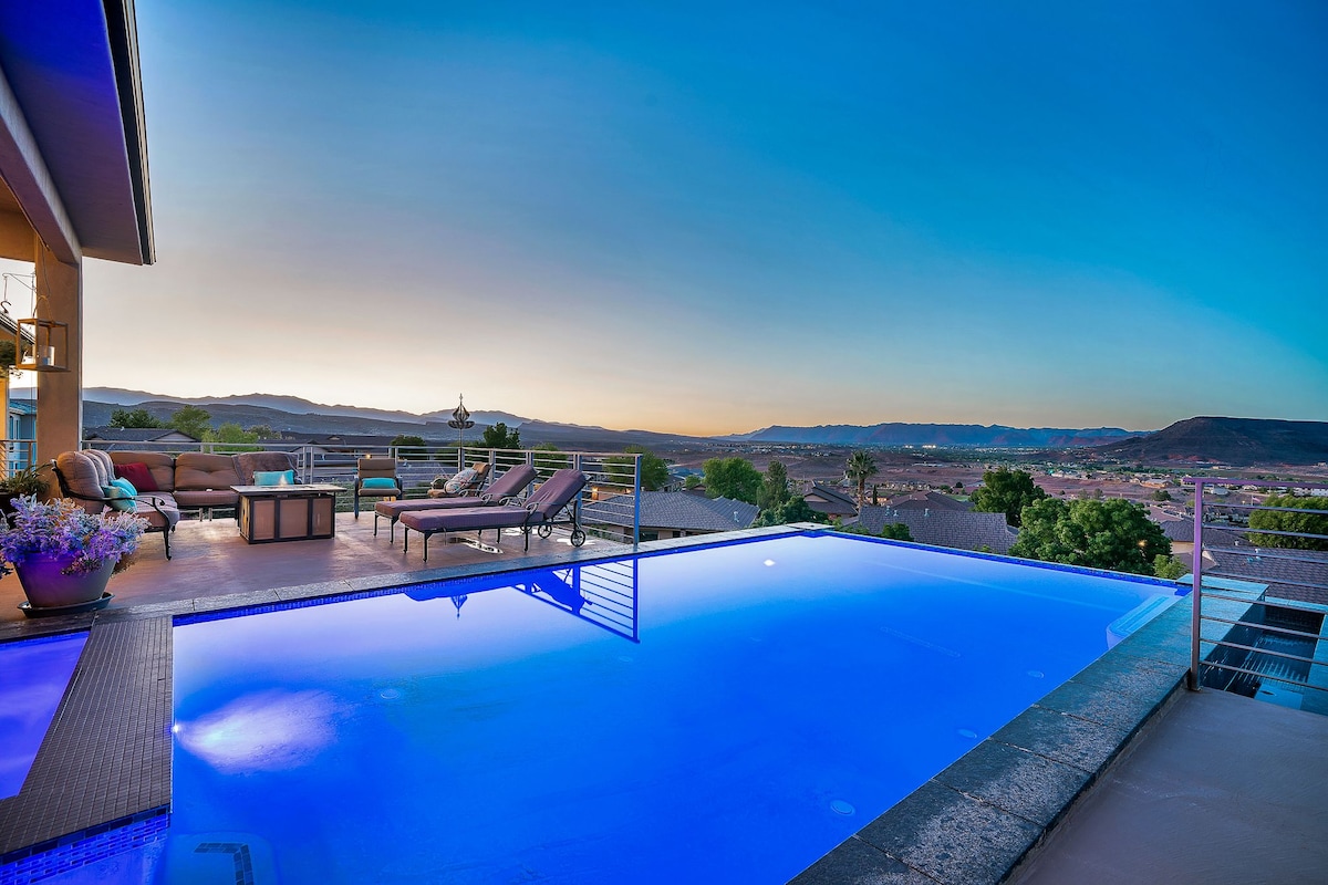 St. George luxury home pool