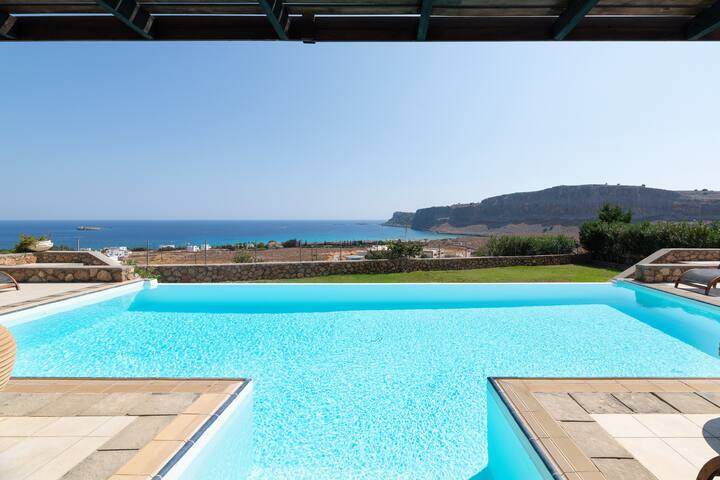 Villa Athena Lindos – 6 Bedroom Villa with Pool gallery image 3