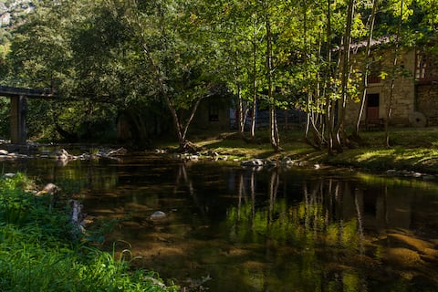 Next to the river and 5 minutes from Somiedo
