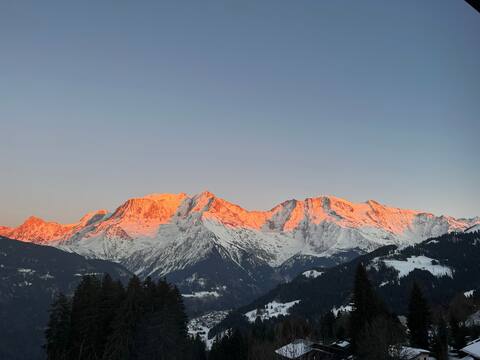 Apartment 6 Le Bettex 4 Bedroom Mont Blanc View Trail