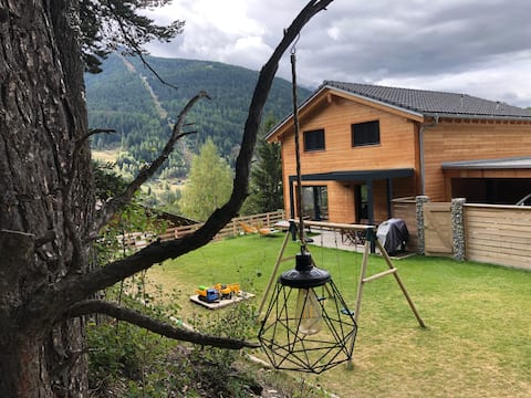 Successful Airbnb property: Large modern and cozy chalet in Vercorin in Chalais