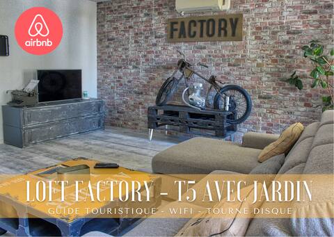 The Loft Factory  4 rooms River View + Garden