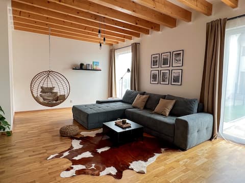 Holiday home in Nová Lesná with a sunny terrace